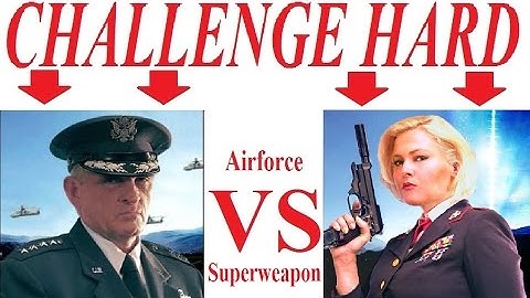 🔴 C&C Generals Zero Hour - Challenge Hard - 3 - Airforce vs Superweapon 🔴