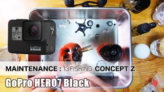 【13 Fishing CONCEPT Z】GoProでリールのメンテナンス作業を撮っただけ動画