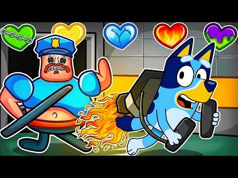 Using CUSTOM HEARTS to ESCAPE Barry's Prison in Roblox!