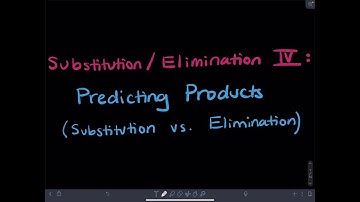 Substitution/Elimination IV