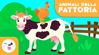 Animali della fattoria per bambini - Vocabolario per bambini