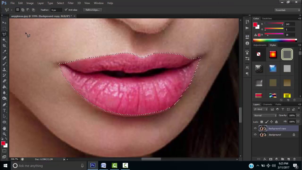 In lipstick to photoshop apply how sale mango