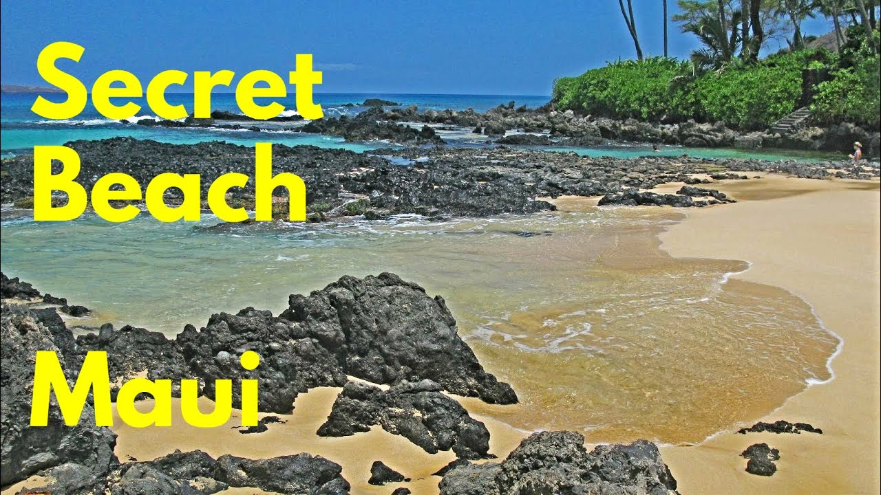 Secret Beach Maui. Famous Spot Beautiful Views & Popular Makena Spot