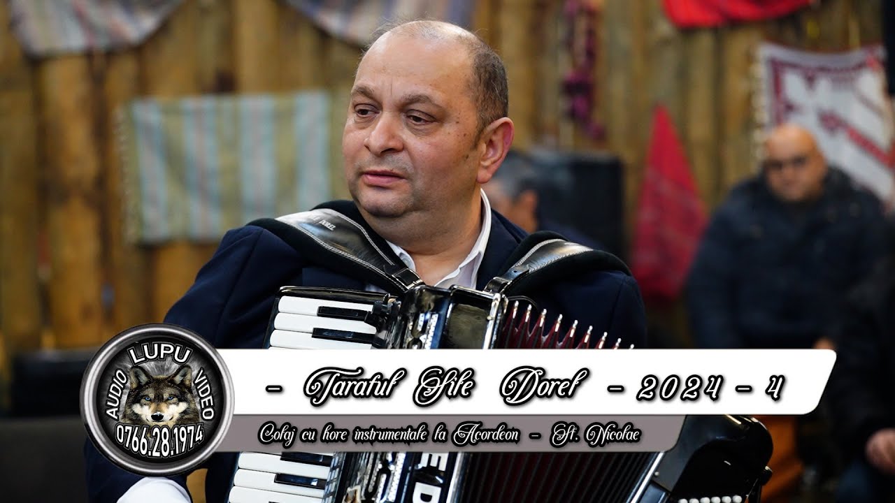 Taraful Sile Dorel - 4 - Colaj instrumental de hore  la acordeon - Sf. Nicolae 2024