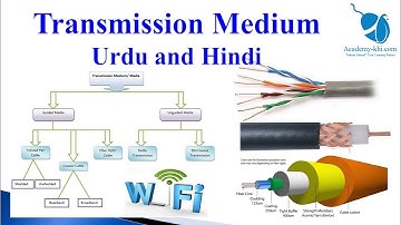 Transmission Media | Guided media | Unguided media | OFC | Transmission medium in Urdu and Hindi