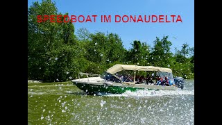 Speedboat Fahrt im Donau Delta - Ausflug mit Nicko Cruises