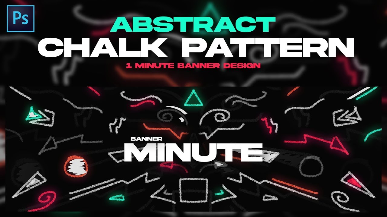 Creating a 1 Minute Background in PS: Abstract Chalk Pattern