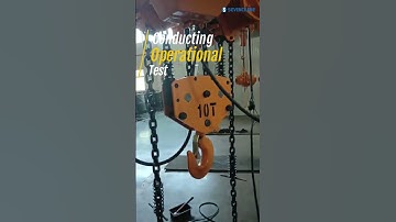 Electric Chain Hoist Load Test in Action! - SEVENCRANE