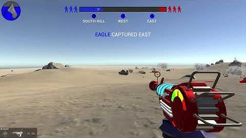 Ravenfield - Domination - Desert Hill Map - All flags captured fast
