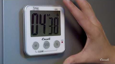 Escali DR1 Extra Large Display Digital Timer Highlight