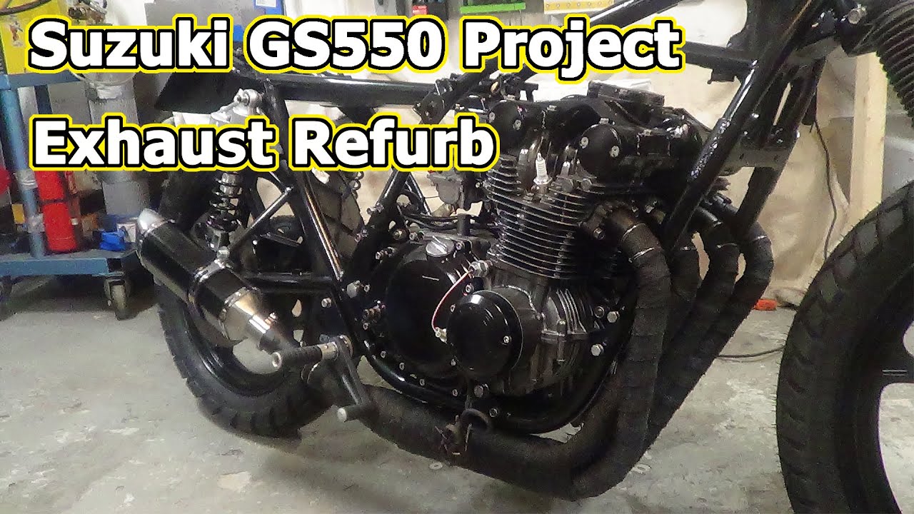 suzuki gs550 exhaust