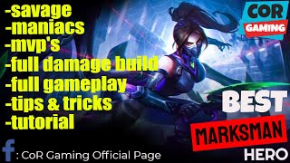 CoachRainTV The video is showing hanabi full damage build valuable information but also try to cover the following subject: -build mm hanabi paling sakit -item ...