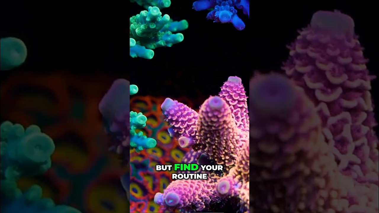 Find YOUR Routine - Stick With It For Success #worldwidecorals #underwaterwonders