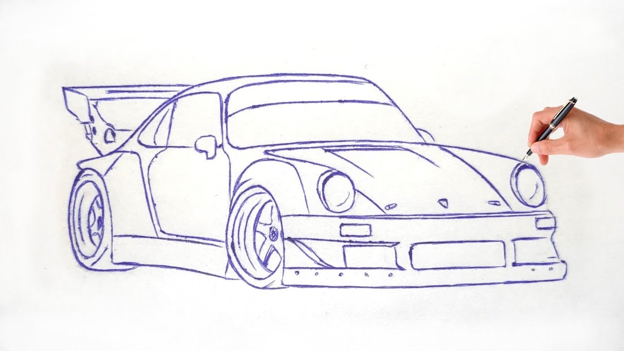 Learn How to Draw a 911 From Porsche's Head of Design