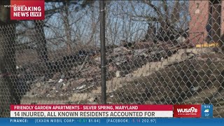 Silver Spring apartment building damaged from fire and explosion