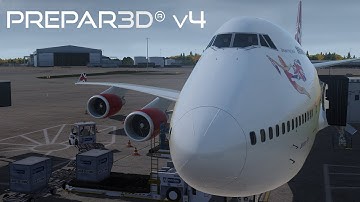 Prepar3D v4.3 | Manchester to JFK | EGCC-KJFK | PMDG 747-400 | P3D