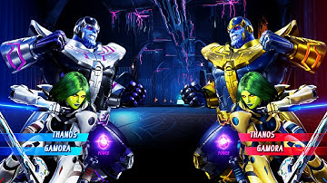 Thanos & Gamora vs Thanos & Gamora (Very Hard) Marvel vs Capcom | 4K UHD Gameplay
