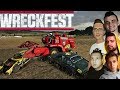 Rozwalanka Kombajnami! I Dymy podczas wyścigów !☢ WRECKFEST MP z Ekipą ㋡ MafiaSolecTeam