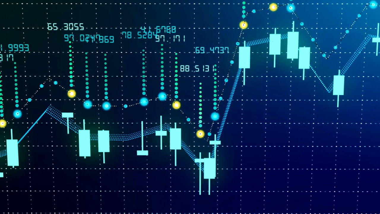 videoblocks futuristic digital business forex market candle chart rise ...