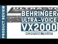 Behringer ultravoice pro vx2000 dans les dtails et la dmo audio