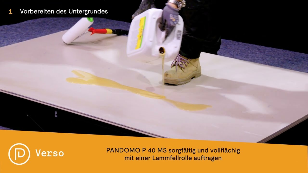 1. Vorbereiten des Untergrundes
