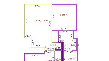 Draw wall without exiting the draw wall mode - MeasureSquare iPad Edition