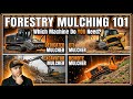 Forestry Mulching 101: Excavators vs CTLs vs Dedicated Machines