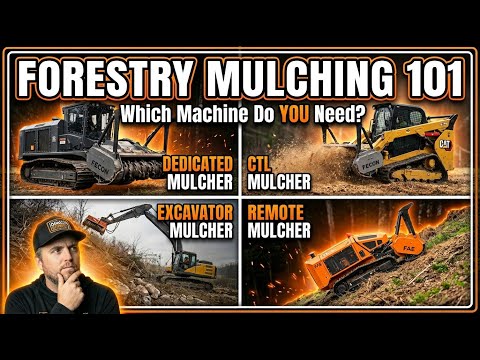 Forestry Mulching 101: Excavators vs CTLs vs Dedicated Machines