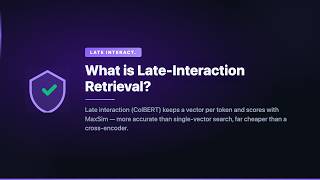 What Is Late - Interaction Retrieval?