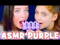 ASMR Purple Candy Race Galaxy Kyoho Jelly, Mochi Ice Cream Mukbang