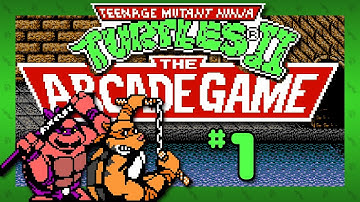 TMNT II: The Arcade Game (NES) - Part 1: Sponsored By Pizza Hut - Octotiggy
