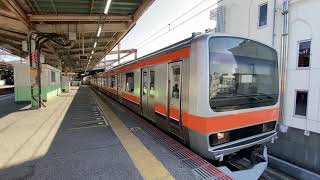 武蔵野線E231系900番台MU1西船橋駅発車