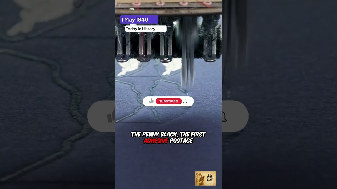 May 1, 1840: The Penny Black – World’s First Postage Stamp