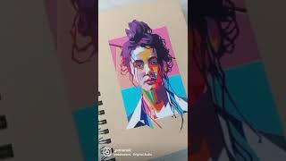Pop Art 👩🎨 #artworks #acrylic #sketchbook #coverpage #popart #trending #pens #color #preranakothari Pop Art 👩🎨 #artworks #acrylic #sketchbook #coverpage #popart #trending #pens #color #preranakothari