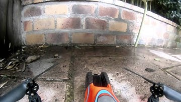 AR Drone + GoPro = Crash...