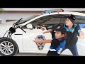 NİSA OKULA GİDEMEDİ ARABADA DEV ÖRÜMCEK VAR !!