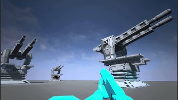 Unreal 4 Futuristic Turret Animation