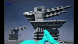 Unreal 4 Futuristic Turret Animation