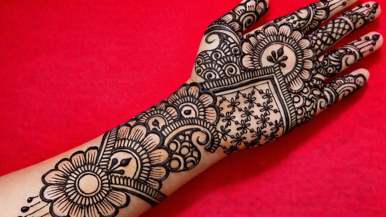 New Beautiful Stylish Mehndi Design Front Hand | Shading Mehndi Design | Simple Mehndi Design|Mehndi