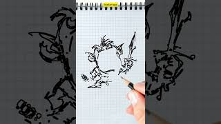 How to Draw Orc shouting in battle