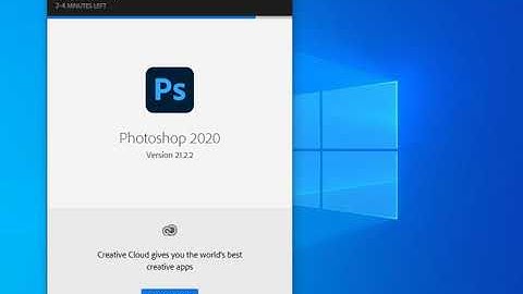 how to install Adobe photoshop 2020 in windows 10