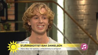 Svenska stjärnskottet Isak Danielsson spelas i amerikansk tv - Nyhetsmorgon (TV4)