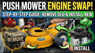 Motor Swap on Cub Cadet SRC Forward Drive Push Mower