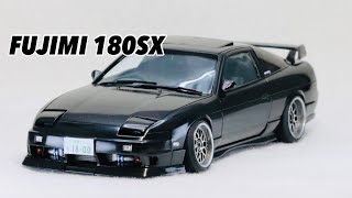 FUJIMI NISSAN 180SX プラモデル製作 - YouTube