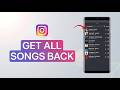 How To Fix Instagram Music Not Showing All Songs?