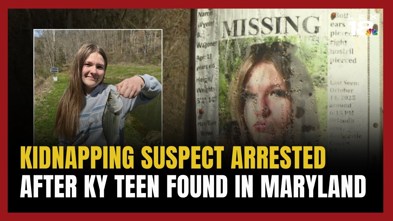 FOUND SAFE: Kidnapping suspect arrested after Rockcastle Co. teen found in Maryland