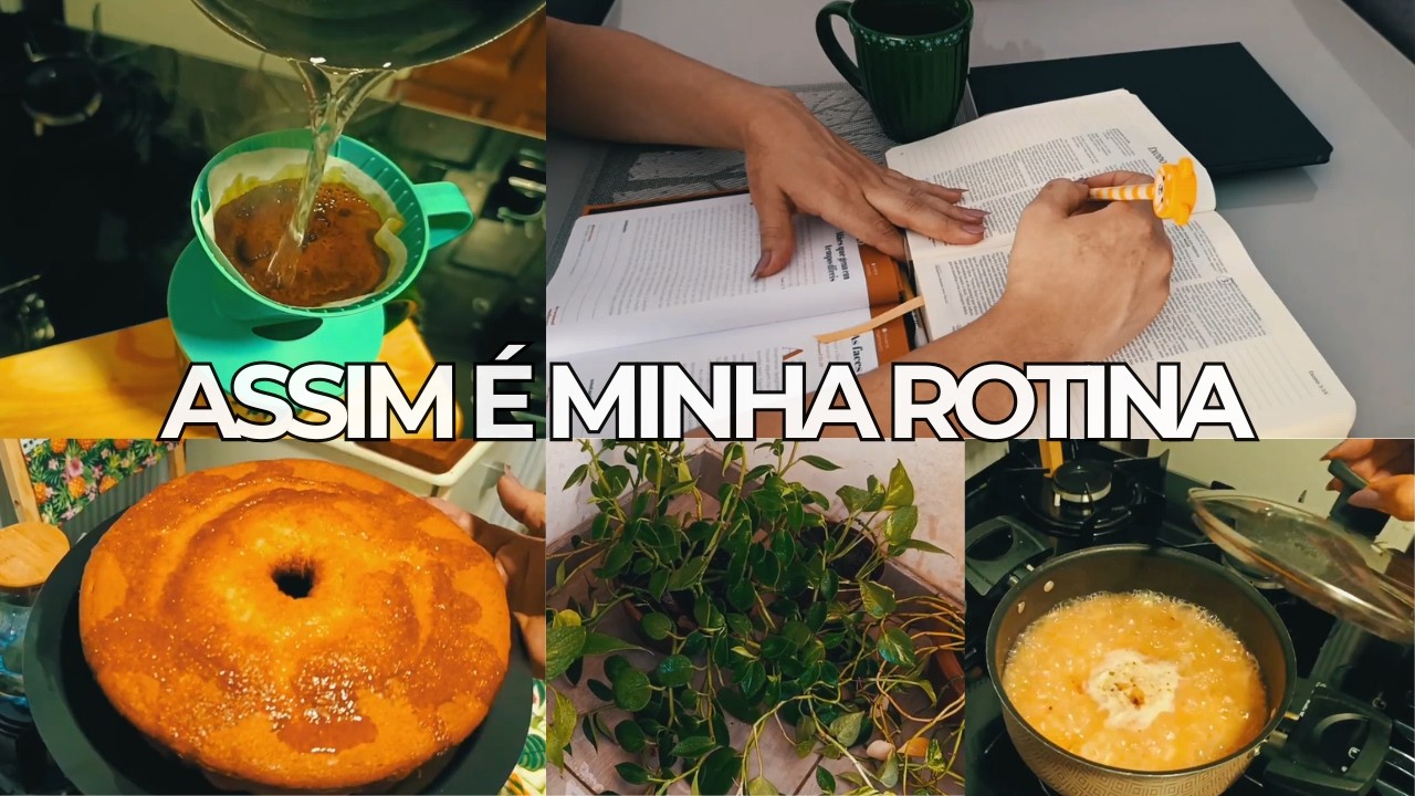 Rotina simples em casa! Manutenção da casa e bolo de laranja caseiro.