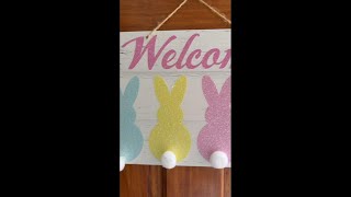 Watch Before Buying Easter Welcome Sign