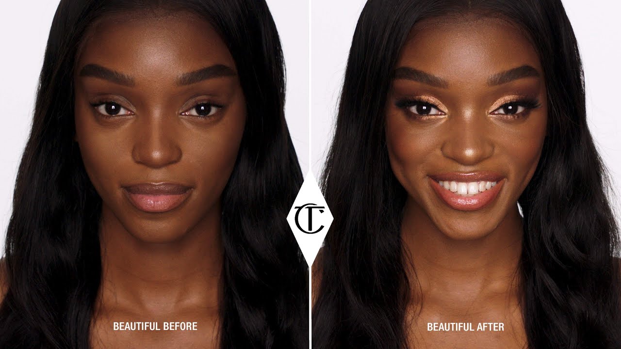 How To Get The Queen of Glow Sun Kissed Makeup Look   10 Iconic Looks  Charlotte Tilbury