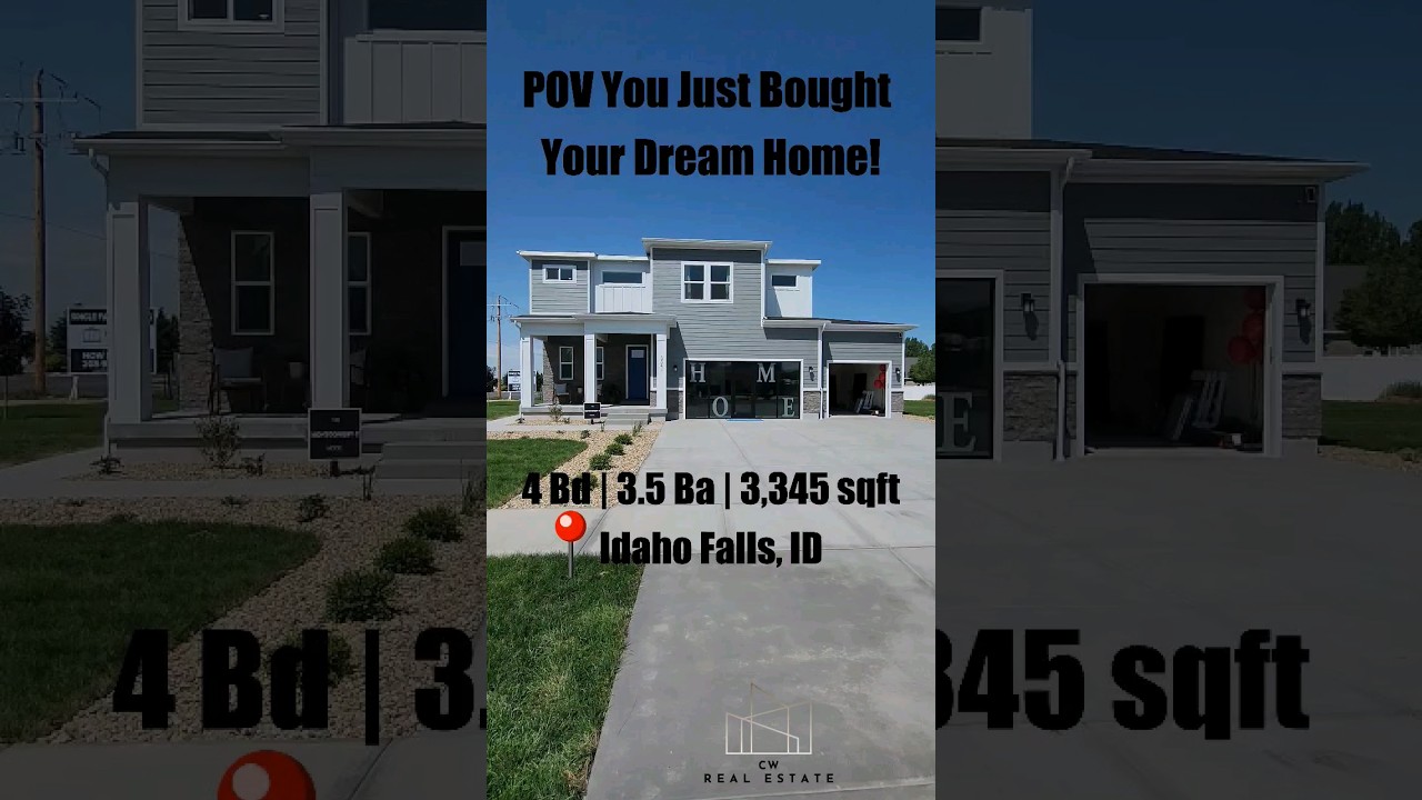 POV You Just Bought Your Dream House in Idaho Falls | Hamlet Homes 